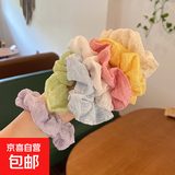 高级感小清新大肠发圈可爱甜美发绳扎头发发饰糖果色女孩头绳头饰 百搭7色