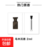 卡片香水小样2ml男女士香水试用装持久留香淡香水平价 乌木沉香