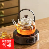 玻璃煮茶壶提梁壶茶具泡茶器全套烧水壶电陶炉大容量 清欢提梁壶+电陶炉+米雅杯*2