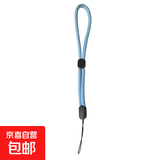手机挂绳短款手腕绳男女个性创意挂脖绳长款挂件U盘挂绳简约手机链钥匙挂件 麻花短款-纯色天蓝色