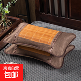 荞麦枕头夏季夏天凉席枕芯竹枕成人护颈椎助睡眠专用硬整头男冰藤 竹面-荞麦壳 30x50cm枕头单只装
