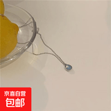 莫比乌斯项链女轻奢小众设计感网红锁骨链时尚百搭新款 水滴项链