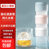 冰块神器制冰球形冰块模具制冰器宿舍小型硅胶威士忌家用冰球模具 特价丨可叠加放置丨加厚加厚【10个装】冰球神器