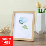 中空立体相框摆台6寸7寸8寸10寸a4寸A3学生挂墙摆件照像框创意框 原木色相框 6寸（10.2*15.3cm）摆台