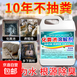 化粪池溶解剂马桶清洁剂下水道旱厕堵塞微生物融化除臭降解剂 2.5KG2桶【浓缩强力型】化粪池溶解剂