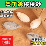 芦丁鸡垫料发酵床核桃砂卢丁鸡鹌鹑专用无尘核桃沙冬季除臭木屑 优质核桃砂垫料5斤装