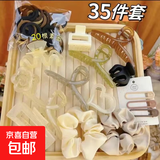 【送女友】超值多件套发夹亚克力发圈高马尾山茶花心发饰 35件套惊喜装/