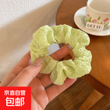 高级感小清新大肠发圈可爱甜美发绳扎头发发饰糖果色女孩头绳头饰 绿色