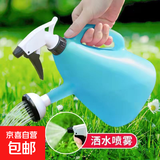 新款浇花喷壶大号家用园艺盆栽养花神器按压市消毒水喷雾瓶洒水壶 【1.5L】洒水壶 1个装【随机颜色】