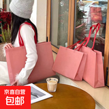 加厚手提服装袋无纺布手提袋手拎女装购物袋旅行袋外出 1个装【无纺布手提袋】25*20*10