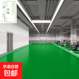 千效油性环氧树脂地坪漆水泥地面漆室内防水耐磨防滑车库工厂房地 中绿色（4H硬度防水防滑耐磨） 1公斤