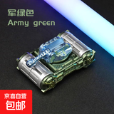 儿童指尖坦克陀螺可变形机器人旋转手指减压神器男孩解压玩具礼物 军绿色 【随机不选款】1只指尖坦克陀螺