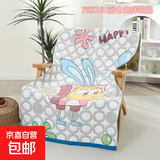 婴童级纯棉多层纱布多功能浴巾沙发巾盖毯午休毯柔软舒适大号浴巾 海绵宝宝海洋泡泡