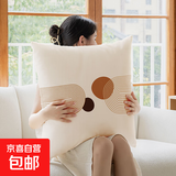 美式抱枕轻奢高级感沙发客厅靠垫靠枕床头大号靠背大抱枕套不含芯 波赛亚 45x45cm【枕套+枕芯】