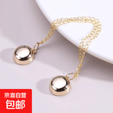 裤子裤脚改短神器固定夹挽边裤脚扣收口器固定长收腿扣磁吸免缝扣 金色【2条】