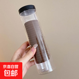 橡皮筋女扎头发圈头绳简约气质高弹力耐用高马尾发绳皮套女生头饰 巧克力色20根装