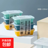 迷你家用冰块模具辅食格辅食冰格制冰模具婴儿冷冻制冰盒夏季必备 蓝色+灰色+红色【3个】