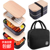 【好物大合集】开学必备加厚小熊帆布包便当包 【便当包】黑色1个