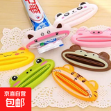 手动牙膏夹子挤压器挤压器卡通挤牙膏神器动物挤牙膏创意家居 挤牙膏器卡通款随机【1个装】