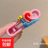 【多巴胺发饰】彩色多巴胺海绵宝宝发夹侧边夹派大星夹子头饰 小蜗鸭嘴夹