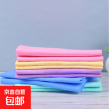 鹿皮抹布大号吸水汽车洗车擦玻璃毛巾家用擦头发干发宠物仿 中号43*32袋装