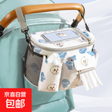 妈咪包时尚轻便婴儿推车挂包收纳包遛娃神器置物袋单肩户外母婴包 大容量妈咪包-卡通小狗