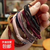 成人发绳头绳四线合一基础扎头发皮筋简约发圈扎马尾发绳学生发饰 四合一头绳【2个装】