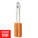 康米新品创意大眼萌杯刷多功能三合一洗杯子神器家用保温杯清洁刷子 白色