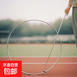 滚铁环传统怀旧玩具推铁环铁圈环民间健身玩具圆圈加粗铁环圈推环 50cm滚铁环