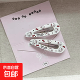 可爱少女三丽鸥凯蒂猫BB夹发夹刘海侧边夹可爱卡通发饰KT猫刘海夹 2个装：蝴蝶结猫
