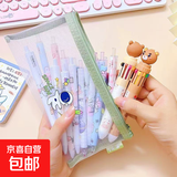 【好物大合集】开学必备加厚小熊帆布包便当包 【宇航员笔袋】绿色1个