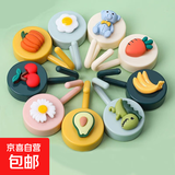 可爱创意强力免打孔无痕粘胶宿舍卧室浴室厨房门后墙壁美粘贴挂钩 10个装卡通森林果果