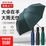 【热销爆款】新款环扣加厚抗风雨伞超大三人全自动晴雨两用遮阳伞 【至尊福利】手动颜色随机款