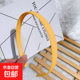 【已售2W+】韩版新款发箍百搭宽边磨砂带齿防滑女简约碎发 黄色1个