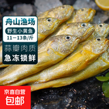 舟山渔场小黄鱼11-13条/斤(含冰25%)黄花鱼野生海捕源头直发 野生小黄鱼10条/袋*1袋