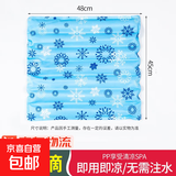冰坐垫免注水学生宿舍夏季冰垫办公室椅子水垫防褥疮坐垫老人 天蓝雪花48*45cm【即用即凉 无需