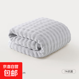 浴巾家用吸水速干女男款珊瑚绒不掉毛儿童大人情侣裹巾毛巾70*140 泡泡绒【雾凇灰】浴巾