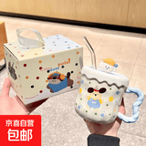 小狗马克杯陶瓷情侣水杯生日礼物杯子高颜值女生伴手礼品 小狗杯全套【礼品盒】 1个 400ml
