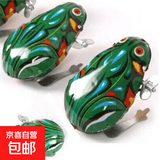 80后怀旧上链发条铁皮青蛙跳蛙宝宝玩具老鼠公鸡兔子地摊礼品 青蛙