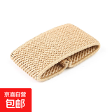尼龙腰带黑色配件尾夹尾部固定环弹力弹性松紧带扣帆布皮带环小圈 卡其色