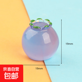 微景观创意仿真发夜光水果之家萌粒 diy装饰品盲袋配件迷你小摆件 微景观水果小摆件【蓝莓】