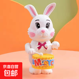 发条玩具打鼓兔子上弦小鸡毛毛虫小宝宝网红卡通动物益智玩具 打鼓兔子1只装