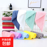 幼儿园小方巾手帕小毛巾随机擦手巾挂巾厨房清洁布可爱卡通玩偶 花型颜色随机搭配【5条装】