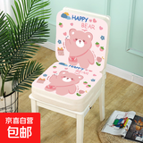 儿童增高垫餐椅加厚加高坐垫子四季透气小学生吃饭学习宝宝座椅垫 可爱小熊【四季款 组合装5+10cm】 39×39cm