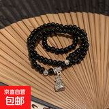 新中式山鬼花串珠双层手串女国风复古新款手链个性百搭手饰 M472【多层福袋手串】