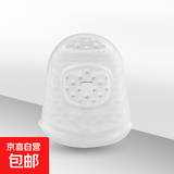 吉他硅胶指套尤克里里初学左手防滑防痛保护拇指琴点钞翻书 白色 M【4个】