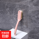 家用软毛鞋刷浴室长柄不伤鞋专用鞋刷子刷鞋神器衣服多功能清洁刷 粉色