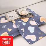 加厚磨毛枕套一对装枕头套家用成人枕芯内胆套单只四季通用 彩色爱心 【48*74cm】1个枕套