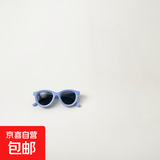 儿童太阳镜男女童韩版洋气偏光墨镜宝宝硅胶遮阳防晒夏季时尚眼镜 湖蓝色硅胶偏光镜