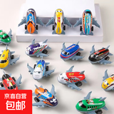 儿童仿真滑行小客机迷你合金回力卡通飞机玩具模型金属铁皮小飞机 5.2CM回力小飞机*随机（5只）